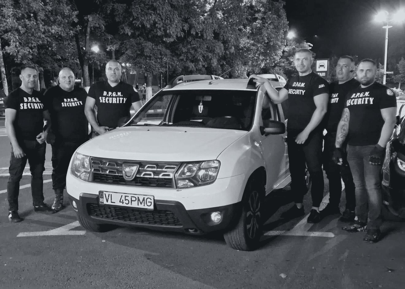 Echipa și flota D.P.G.M. Security